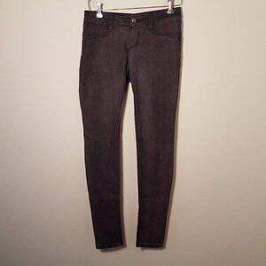 Daang Goodman Tripp NYC Jeggings Womens 9 Purple Black JJ8242 Stretch Low Rise